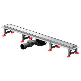 Душевой лоток AM.PM MasterFlow 80 W01SC-U11-080-04SB с решеткой Хром матовый / под плитку Tile